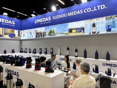 Conect&aacute;ndose globalmente: Medas presenta innovaciones de vanguardia en bombas de agua en la feria comercial internacional de 2026