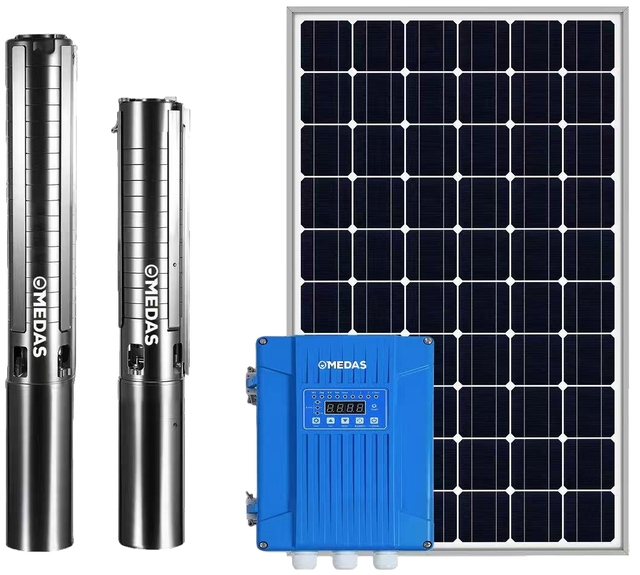 Bomba solar para pozos profundos